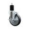 Service Caster 5'' Thermoplastic Rubber Swivel 1-3/4'' Expanding Stem Caster with Brake SCC-EX20S514-TPRB-TLB-134 - alternate 1